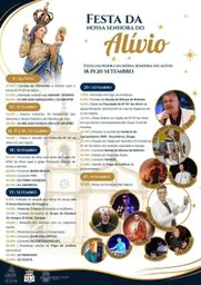 Cartaz Festa em honra de Nossa Senhora do Alívio 2026 - Barcelinhos