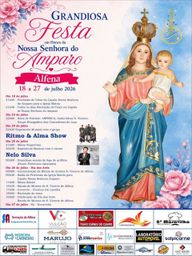 Cartaz Festa em honra de Nossa Senhora do Amparo 2026 - Alfena