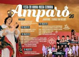Cartaz Festa em honra de Nossa Senhora do Amparo 2026 - Jugueiros