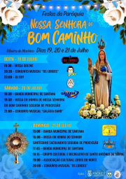 Cartaz Festa em Honra de Nossa Senhora do Bom Caminho 2024 - Machico