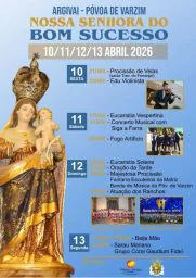 Cartaz Festa em honra de Nossa Senhora do Bom Sucesso 2026 - Argivai