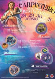 Cartaz Festa em honra de Nossa Senhora do Bom Sucesso 2026 - Carpinteiro
