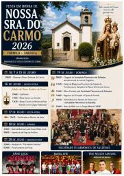 Cartaz Festa em honra de Nossa Senhora do Carmo 2026 - Formilo