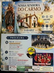 Cartaz Festa em honra de Nossa Senhora do Carmo 2026 - Sabariz