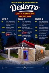 Cartaz Festa em honra de Nossa Senhora do Desterro 2026 - Seara