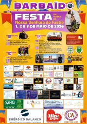 Cartaz Festa em honra de Nossa Senhora do Fastio 2026 - Barbaído
