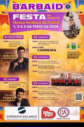 Cartaz Festa em honra de Nossa Senhora do Fastio 2026 - Barbaído