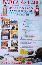 Cartaz Festa em Honra de Nossa Senhora do Lago 2024 - Gemeses