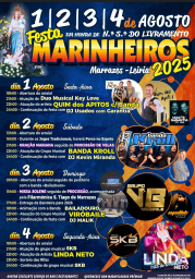 Cartaz Festa em Honra de Nossa Senhora do Livramento 2025 - Marinheiros
