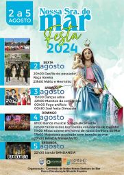Cartaz Festa em Honra de Nossa Senhora do Mar 2024 - Silvade