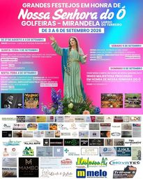 Cartaz Festa em honra de Nossa Senhora do Ó 2026 - Golfeiras