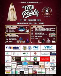 Cartaz Festa em honra de Nossa Senhora do Ó 2026 - Paúla