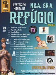 Cartaz Festa em honra de Nossa Senhora do Refúgio 2026 - Covilhã