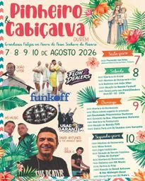 Cartaz Festa em honra de Nossa Senhora do Rosário 2026 - Pinheiro e Cabiçalva