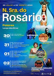 Cartaz Festa em honra de Nossa Senhora do Rosário 2026 - Poiares