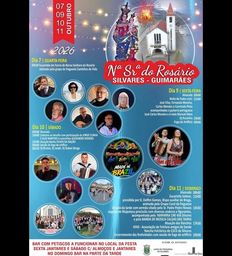 Cartaz Festa em honra de Nossa Senhora do Rosário 2026 - Silvares