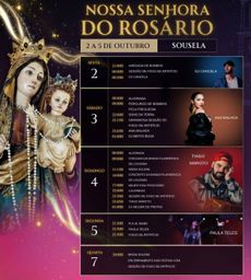 Cartaz Festa em honra de Nossa Senhora do Rosário 2026 - Sousela