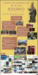 Cartaz Festa em honra de Nossa Senhora do Rosário 2026 - St. Tirso de Prazins