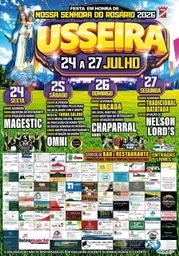 Cartaz Festa em honra de Nossa Senhora do Rosário 2026 - Usseira