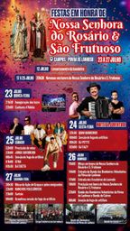 Cartaz Festa em honra de Nossa Senhora do Rosário e São Frutuoso 2026 - Campos