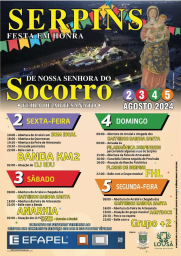 Cartaz Festa em Honra de Nossa Senhora do Socorro 2024 - Serpins