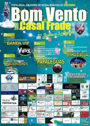 Cartaz Festa em honra de Nossa Senhora do Socorro 2026 - Bom Vento e Casal Frade