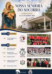 Cartaz Festa em honra de Nossa Senhora do Socorro 2026 - Codessos