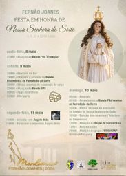 Cartaz Festa em honra de Nossa Senhora do Soito 2026 - Fernão Joanes