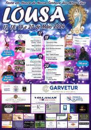 Cartaz Festa em Honra de Nossa Senhora dos Altos Céus 2024 - Lousa
