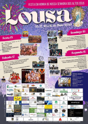 Cartaz Festa em Honra de Nossa Senhora dos Altos Céus 2025 - Lousa