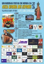 Cartaz Festa em honra de Nossa Senhora dos Espinhos 2026 - Vila Nova do Campo