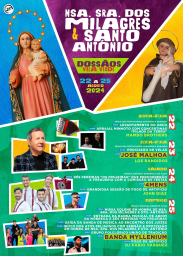 Cartaz Festa em Honra de Nossa Senhora dos Milagres 2024 - Dossãos