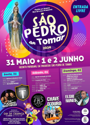 Cartaz Festa em Honra de Nossa Senhora dos Prazeres 2024 - Tomar