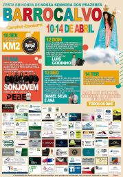 Cartaz Festa em honra de Nossa Senhora dos Prazeres 2026 - Barrocalvo