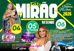 Cartaz Festa em honra de Nossa Senhora dos Prazeres 2026 - Resende