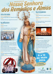 Cartaz Festa em Honra de Nossa Senhora dos Remédios 2024 - Famalicão