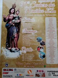 Cartaz Festa em Honra de Nossa Senhora dos Remédios 2024 - Tortosendo