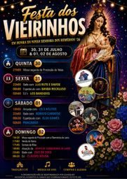 Cartaz Festa em honra de Nossa Senhora dos Remédios 2026 - Vieirinhos