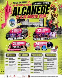 Cartaz Festa em honra de Nossa Senhora Mãe da Igreja 2026 - Alcanede