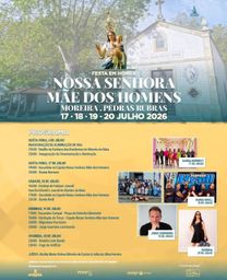 Cartaz Festa em honra de Nossa Senhora Mãe dos Homens 2026 - Moreira