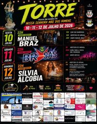 Cartaz Festa em honra de Nossa Senhora Mãe dos Homens 2026 - Torre