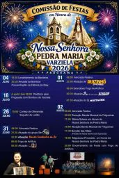 Cartaz Festa em honra de Nossa Senhora Pedra Maria 2026 - Varziela