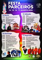 Cartaz Festa em honra de Nossa Srª. do Rosário 2026 - Parceiros