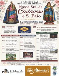 Cartaz Festa em honra de Nossa Sra. da Cadavosa e S. Paio 2026 - Cossourado