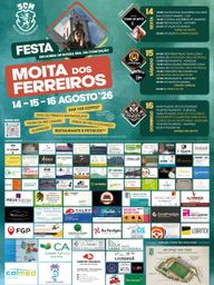 Cartaz Festa em honra de Nossa Sra. da Conceição 2026 - Moita dos Ferreiros