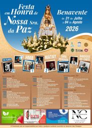 Cartaz Festa em honra de Nossa Sra. da Paz 2026 - Benavente