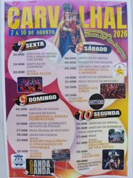 Cartaz Festa em honra de Nossa Sra do Amparo 2026 - Carvalhal