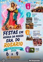Cartaz Festa em honra de Nossa Sra. do Rosário 2026 - Vale de Gouvinhas