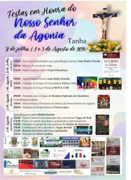 Cartaz Festa em honra de Nosso Senhor da Agonia 2026 - Tanha