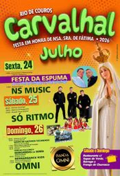 Cartaz Festa em honra de Nsa. Sra. de Fátima 2026 - Carvalhal